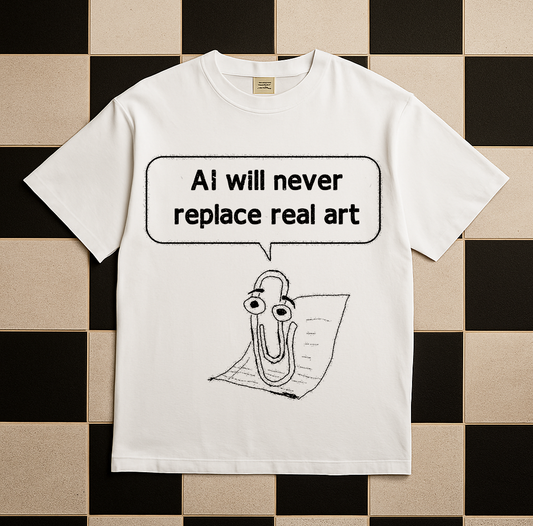 AI will never replace real art! [Front]